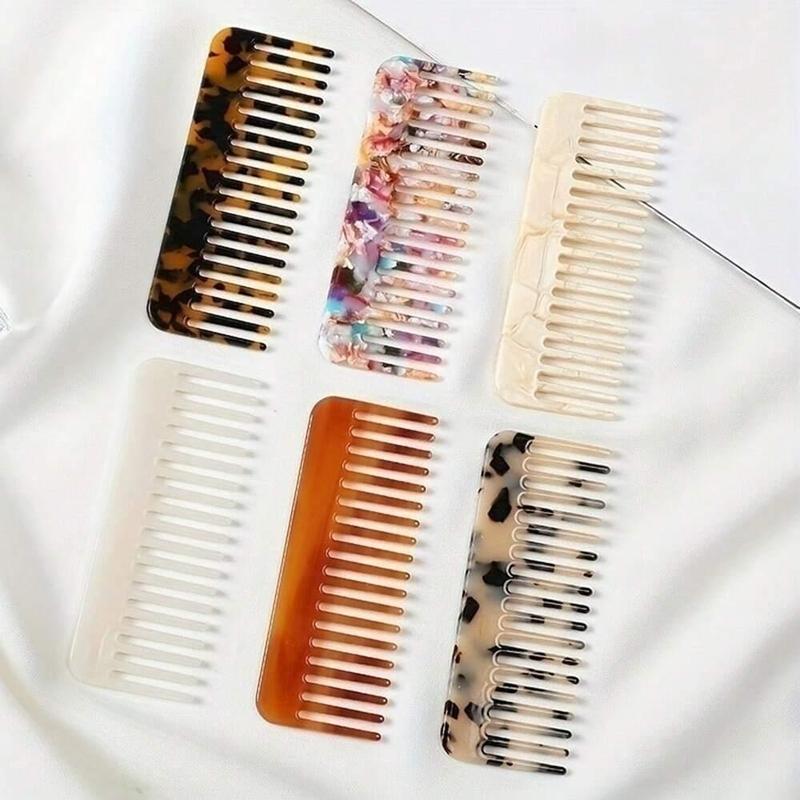 Acetate Hair Comb, 1 Count Portable Hair Styling Comb, Hairdressing Comb, Professional Hair Styling Tool for Women & Men