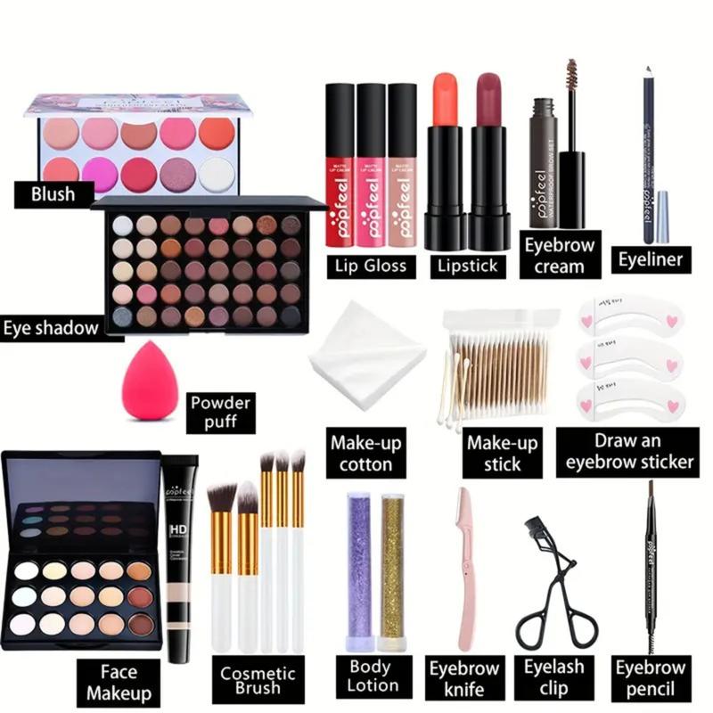 Makeup Gift Sets Lipsticks Eyeshadow Palettes Makeup Tool Sets Long Term Beauty Solutions Perfect Gifts Christmas Gifts