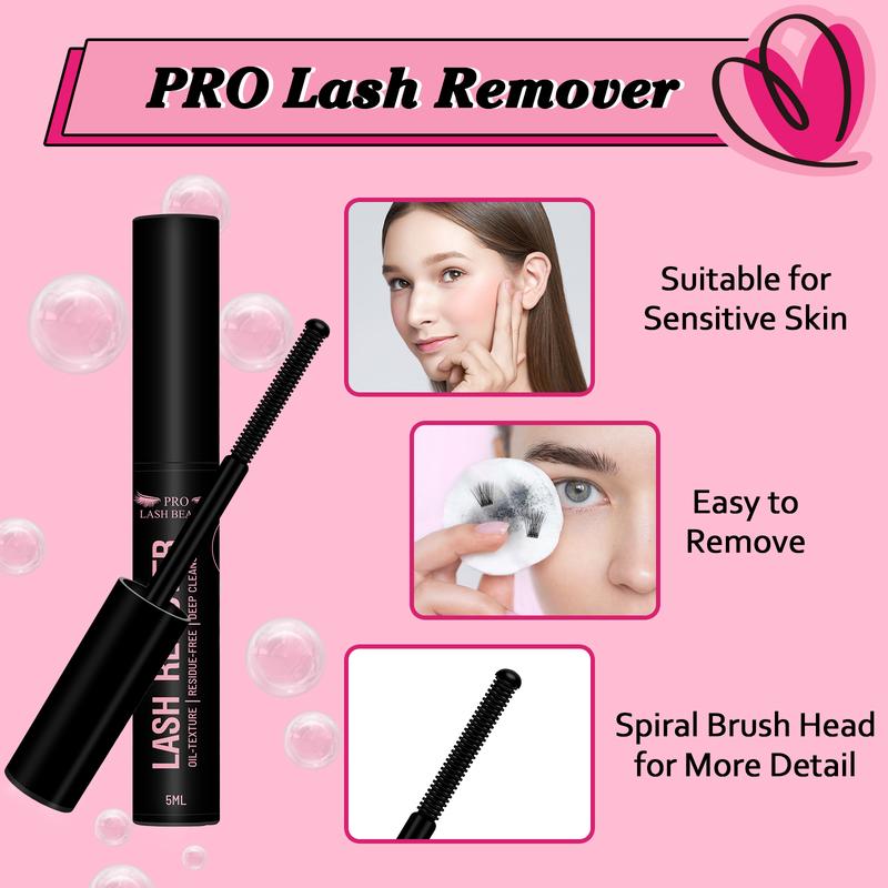 DIY Lash Extension Kit with 280 Pcs Lash Clusters Waterproof Lash Bond and Seal Eyelash Applictor for Beginners Halloween Gift Makeup Cosmetic