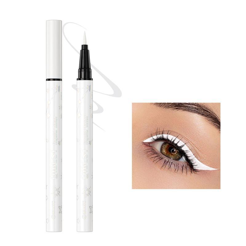 Long Lasting Eyeliner Pen, 1 Count Waterproof Liquid Eyeliner, Sweat Proof Fine Tip Eyeliner Pen, Quick Drying Eyeliner Pen with Precise Flexible Tip and Comfortable Grip