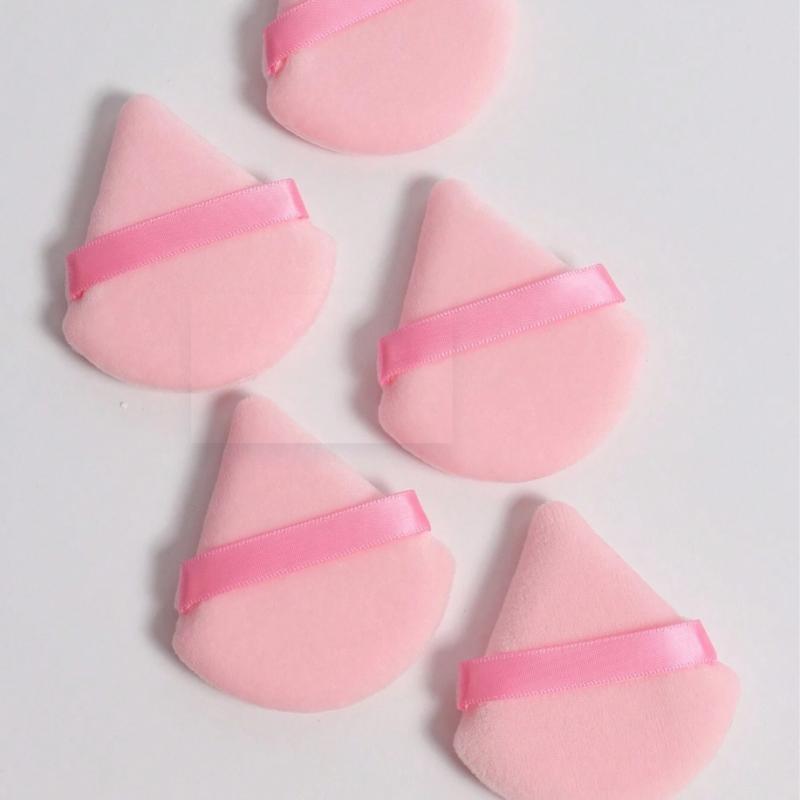 Soft Triangle Powder Puff, 50pcs Triangular Makeup Sponge Puff, Professional Makeup Tool for Women & Girls