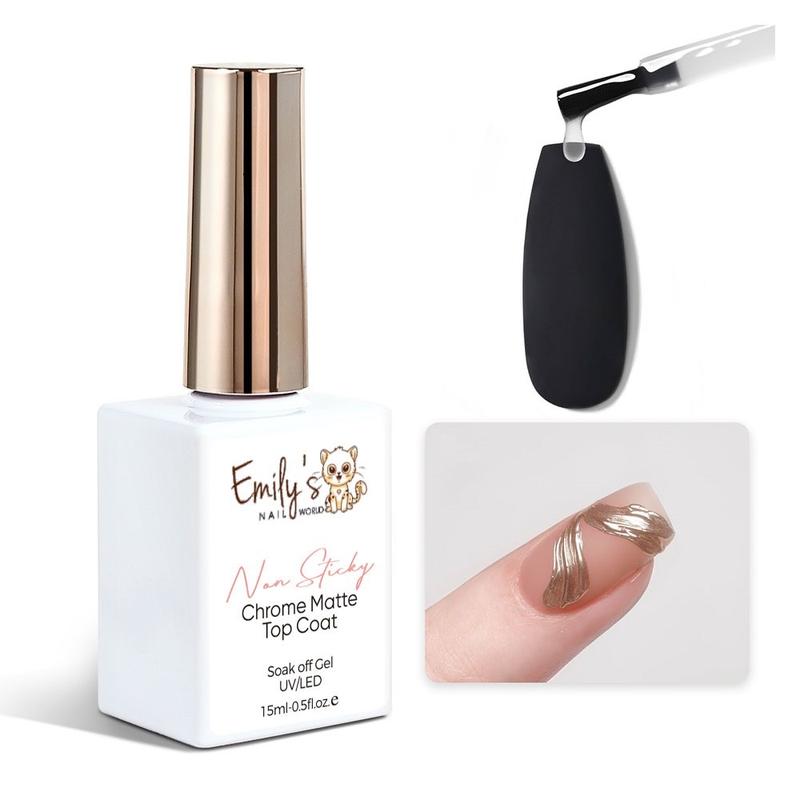 ENW Chrome Matte Top Coat - None Sticky