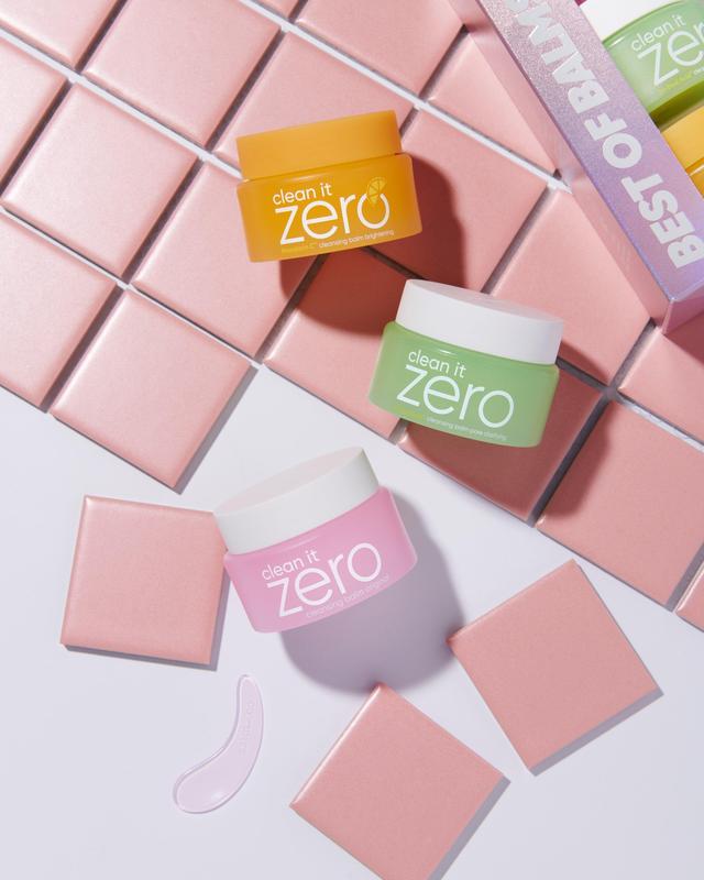 Clean it Zero Best of Balms Trio - Facial Cleanser Set - Cleansing Moisture Skincare Smooth Brightening