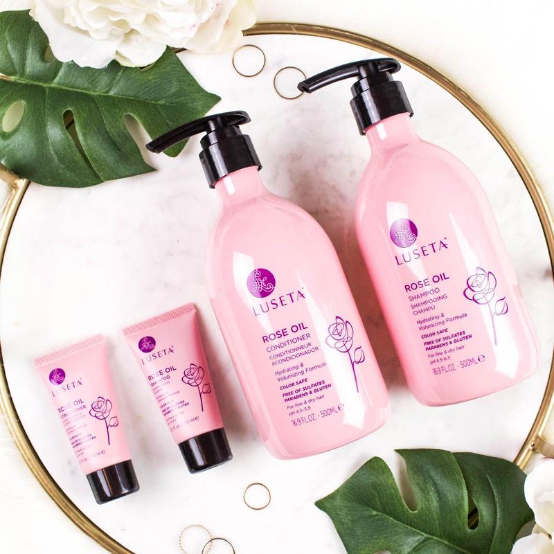 Rose Oil Shampoo & Conditioner Set