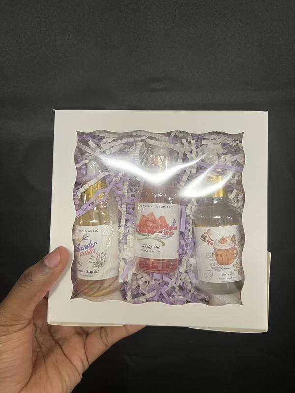 Scented Body Oils Sample Pack Randomly Chosen with or without Glitter