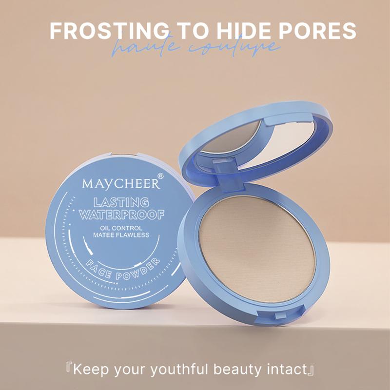 MAYCHEER Setting Powder,Matte Texture,Oil Control,Long-Lasting Setting,Conceals Flaws,Brightens Skin Tone,Waterproof & Sweatproof,No Makeup Removal