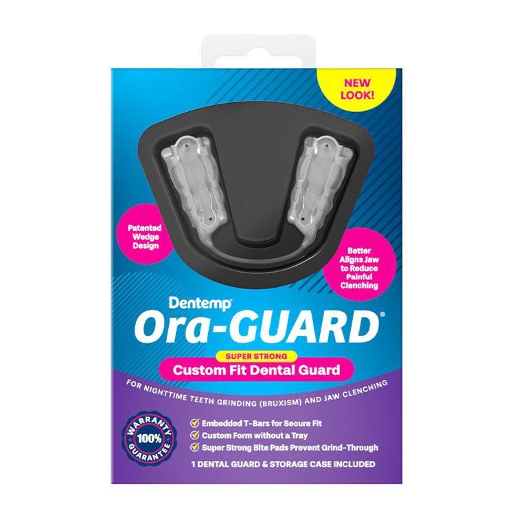 Dentemp Ora-Guard Custom Fit Dental Guard - Bruxism Night Guard for Teeth Grinding - Mouth Guard for Clenching Teeth at Night - Comfortable Mouth Guard for Sleeping - Relieve Soreness in Jaw Muscles, Nighttime Comfort-Fit Dental Guard Dental Guard