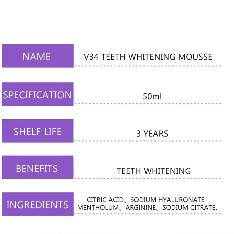 v34 Colour Corrector, Tooth Stain Concealer, Teeth Whitening Booster, Purple Toothpaste, Colour Correcting, Hismile V34, Hismile Colour Corrector, Tooth Colour Corrector