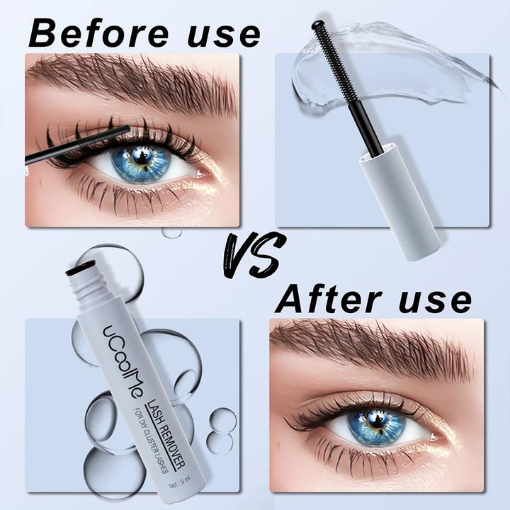 uCoolMe Lashes Remover 5 ML Lashes Cluster Remover For Beginner Friendly DIY Eyelash at Home Makeup Remover For Girls