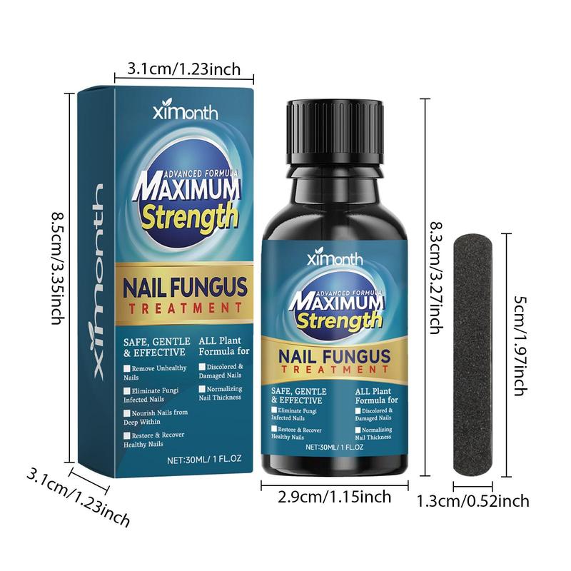 Nail Fungus Treatment, Nail Strengthening Serum, Nail Care Product for Women & Men, Professional Nail Care Product for Home & Salon Use