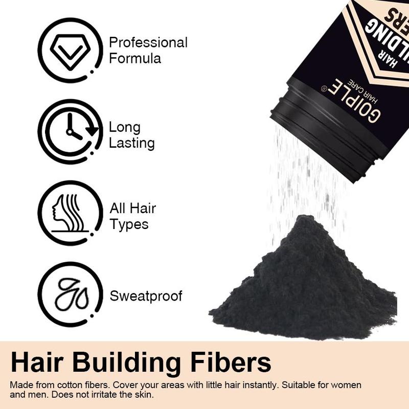 Hair Building Fibers Set, 1 Set Hair Thickening Powder With Spray & Hairline Optimizer, Professional Hair Styling Product For Men & Women, Christmas Gift