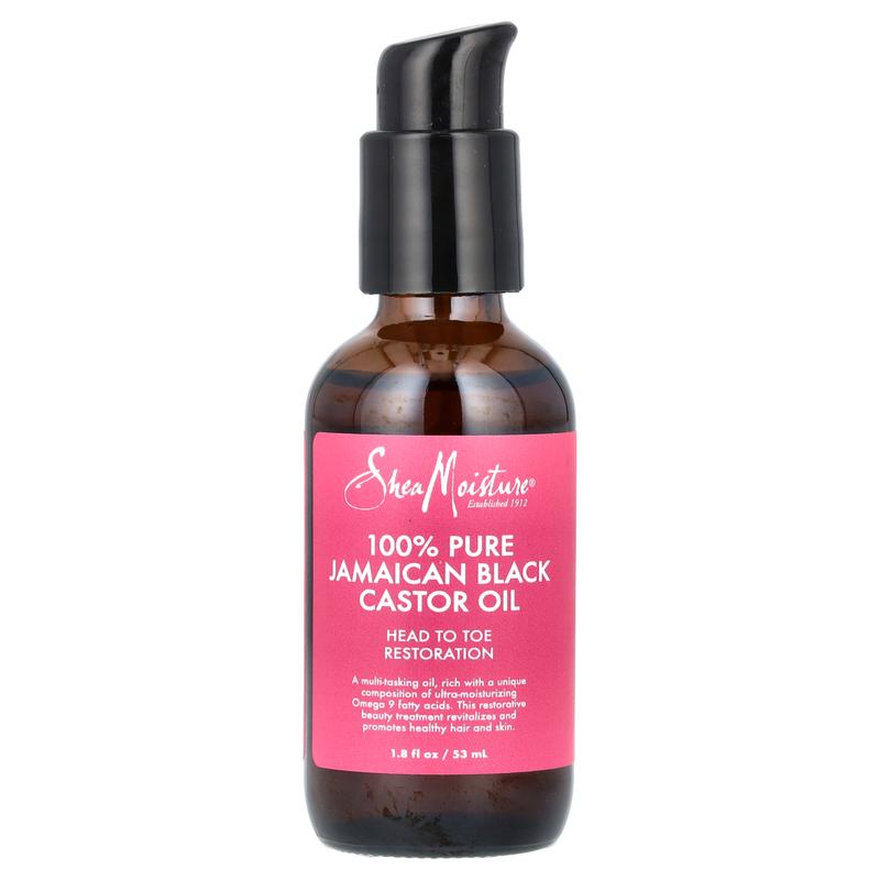 SheaMoisture 100% Pure Jamaican Black Castor Oil, 1.8 fl oz (53 ml)