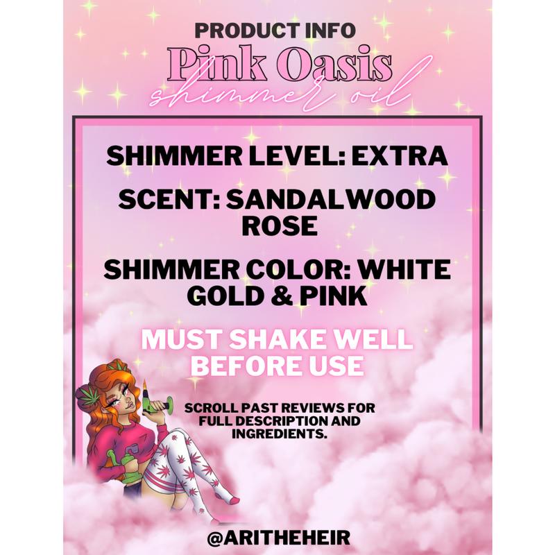 Pink Oasis Shimmer Body Oil