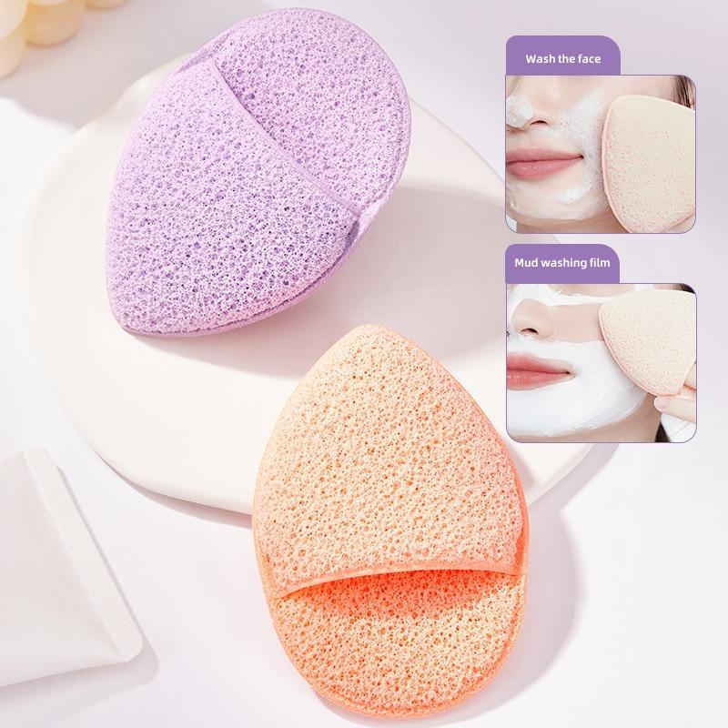 Glove Type Facial Cleansing Puff, 1 Count Face Washing Sponge, Face Scrubber For Cleansing Mud Application Mask & Makeup Removal