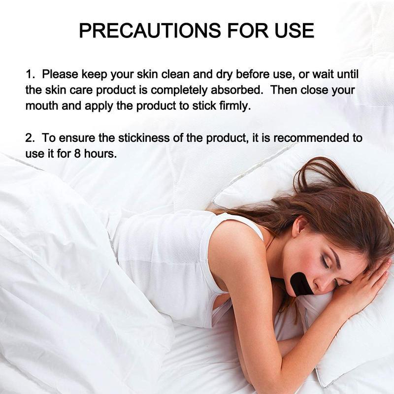 Anti Snoring Nasal Patch for Sleeping, 2 Sets Stop Snoring Mouth Tape Set, Sleep Care Snoring Solution for Men & Women