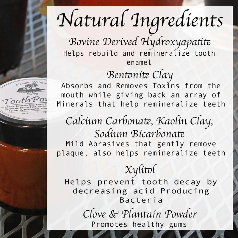 Natural Hydroxyapatite Tooth Powder, Natural Toothpaste Alternative Oral Whitening