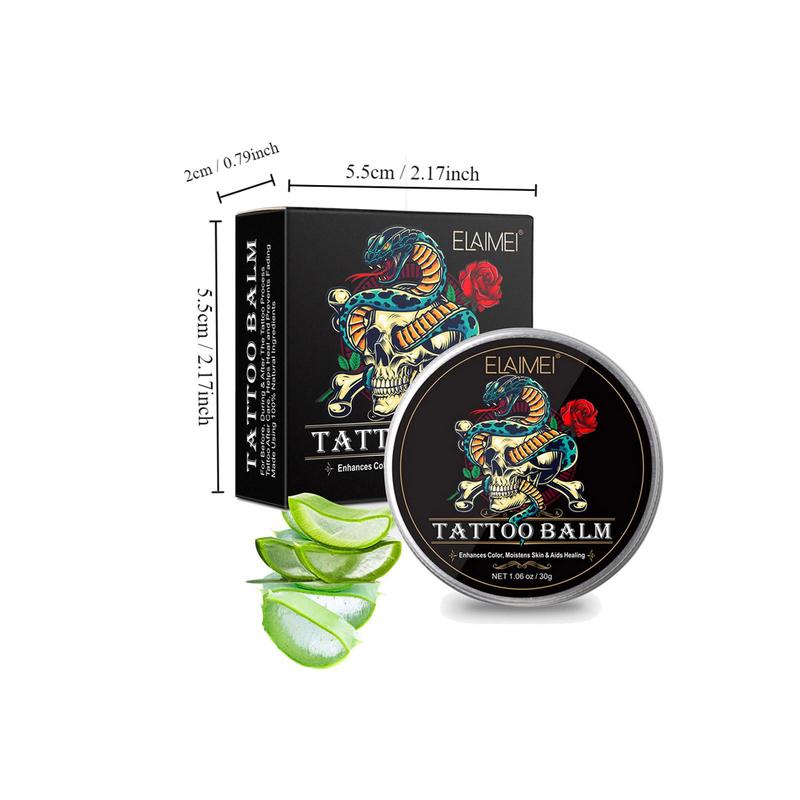 Tattoo Care Balm, 2 Boxes Tattoo Brightener & Moisturizing Ointment, Refresh Old Tattoo, Body Care Product for Men & Women