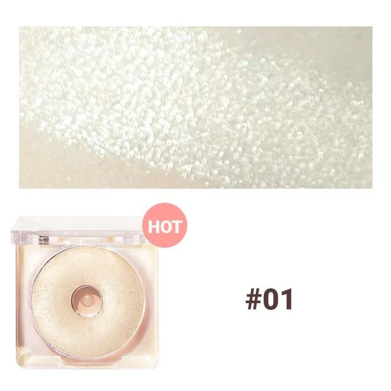 Judydoll Starlight Highlighting Powder - Glitter Brightening Skin Tone, Enhancing Makeup Color, Highlight, Vibrant Luminosity, Transparent Fine Shimmer, Eye-Catching Sparkle, Color Correction, Convenient To Carry