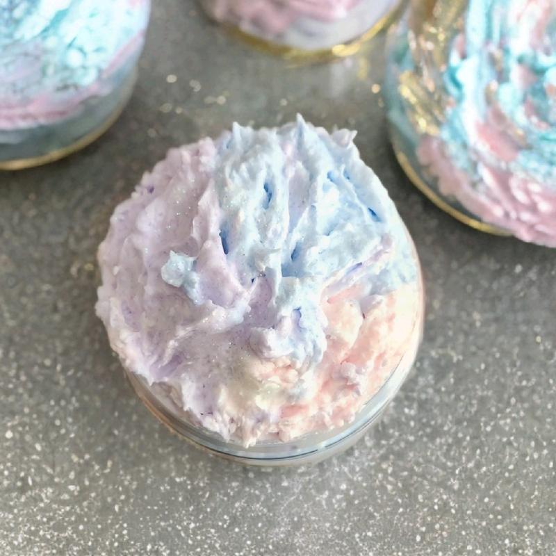 Magical Unicorn Foaming Sugar Scrub Hydrating. Body Care. Exfoliant