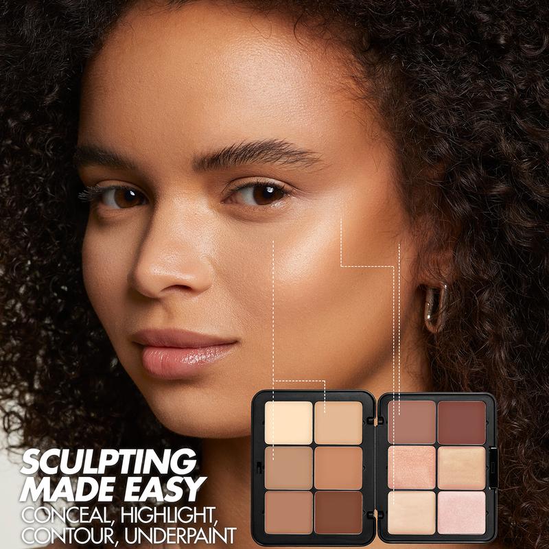 HD Skin Sculpting Palette - Cream Contour & Highlight Palette