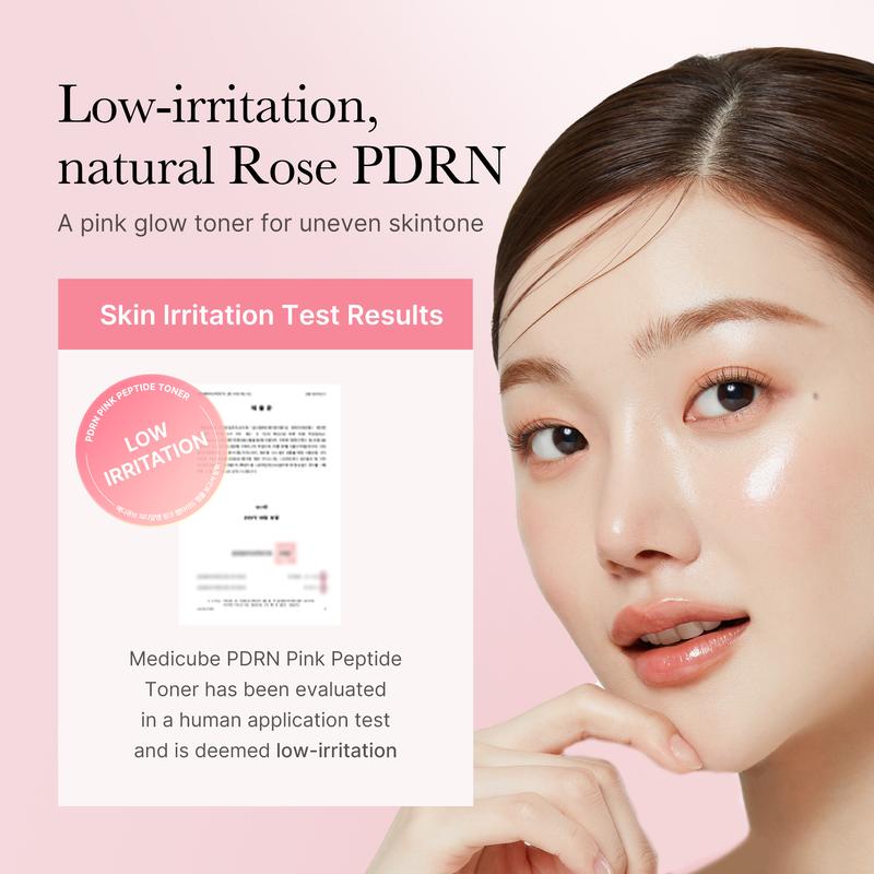 [Medicube Official Shop] PDRN Pink Peptide Toner I Pink Glow Toner for Skin Boosting, Soothing and Calming, Uneven skin tone, Rose PDRN & Peptide & Niacinamide,  Korean skin care (250ml   8.45 fl. oz.)