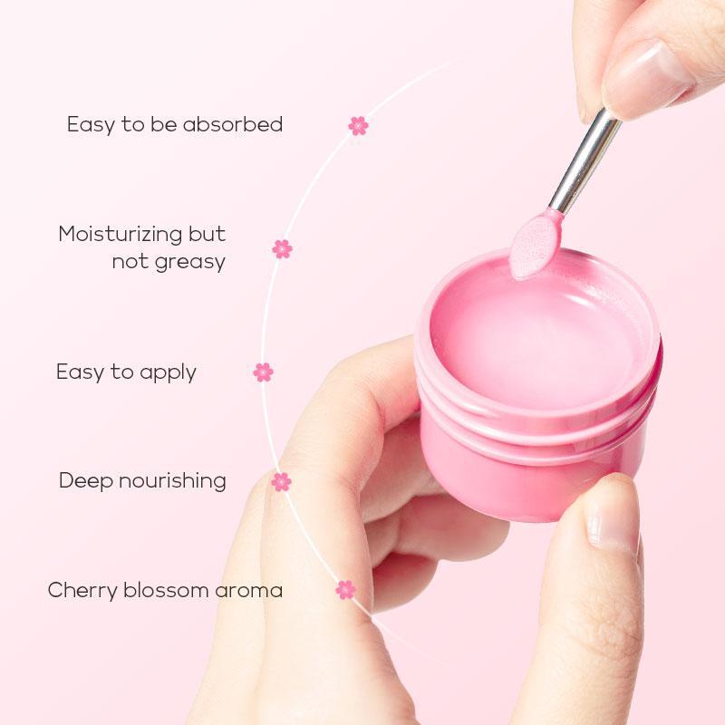 Hydrating Cherry Blossom Skincare Lip Mask, Comfort Moisturizing Lip Masks, Long Lasting Nourishing Lip Balm for Women & Girls