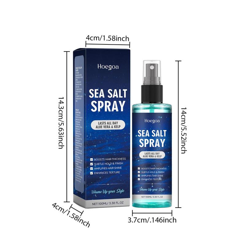 Sea Salt Spray, Hair Moisturizing & Nourishing Setting Spray, Hair Care & Styling Product for Women & Men Daily Use