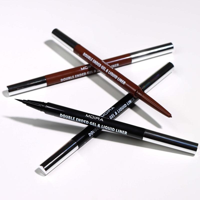 Double Ended Gel & Liquid Liner (002, Brown) Eyeliner Lipliner