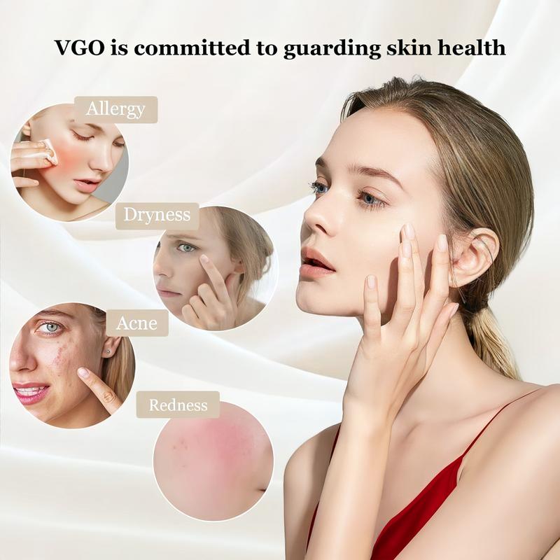 VGO-Vitamin C Serum Moisturizer and Facial Cleanser Set Suitable for sensitive skin and Skincare Facial Daily Moisture Serum Gentle