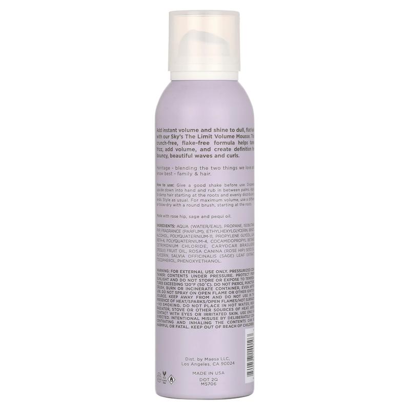 Hairitage Sky's the Limit Volume Mousse