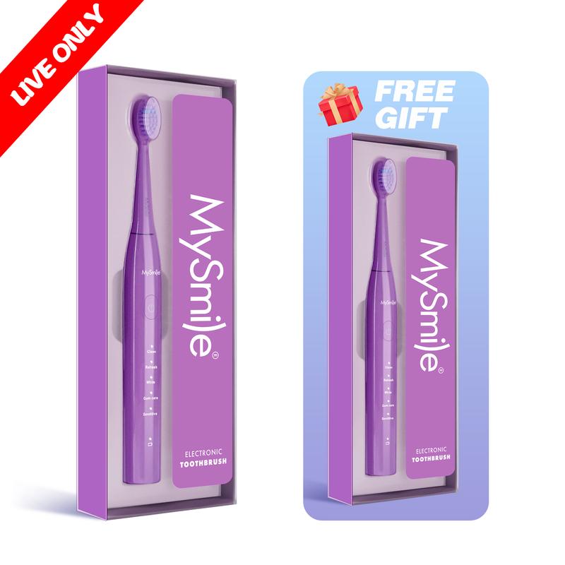 Livestream Special - Buy 1 Get 1 Free - MySmile Essential Sonic Electric Toothbrush(Result May Vary)