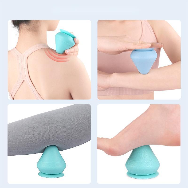 Adsorption Massage Ball, Foot Massage Ball, Self-Adhesive Shoulders Massager, Multifunctional Full Body Acupoint Massager, Manual Massage Tool