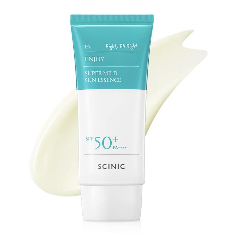 SCINIC Enjoy Super Mild Sun Essence SPF50+ PA++++ 1.69 fl oz(50ml) | A Lightweight Hydrating Sun Essence That leaves No Sticky Feeling | Korean Skincare