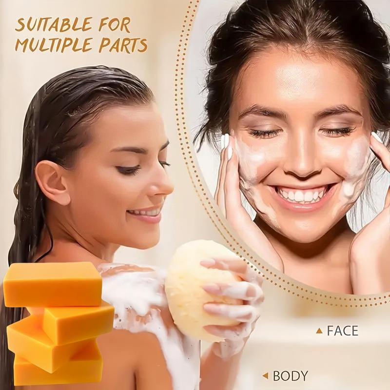 Turmeric Kojic Acid Soap for Face & Body Wash,12 Counts set Natural Plant Extract Soap Bar,deep Cleansing Soap for Face & Body Skincare Product for Women & Men, Christmas Gift