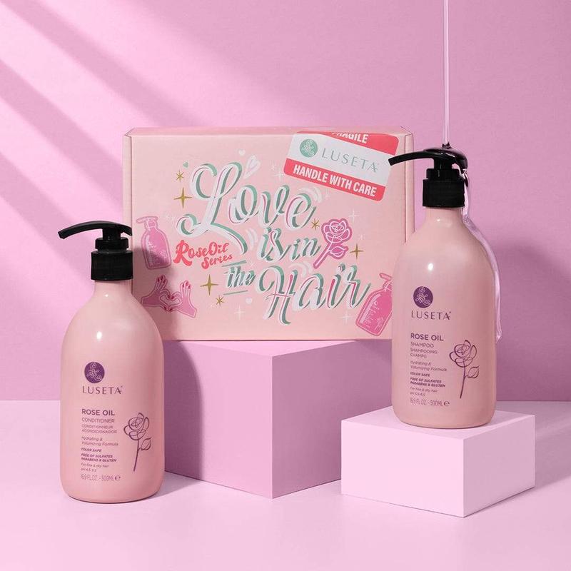 Rose Oil Shampoo & Conditioner Set