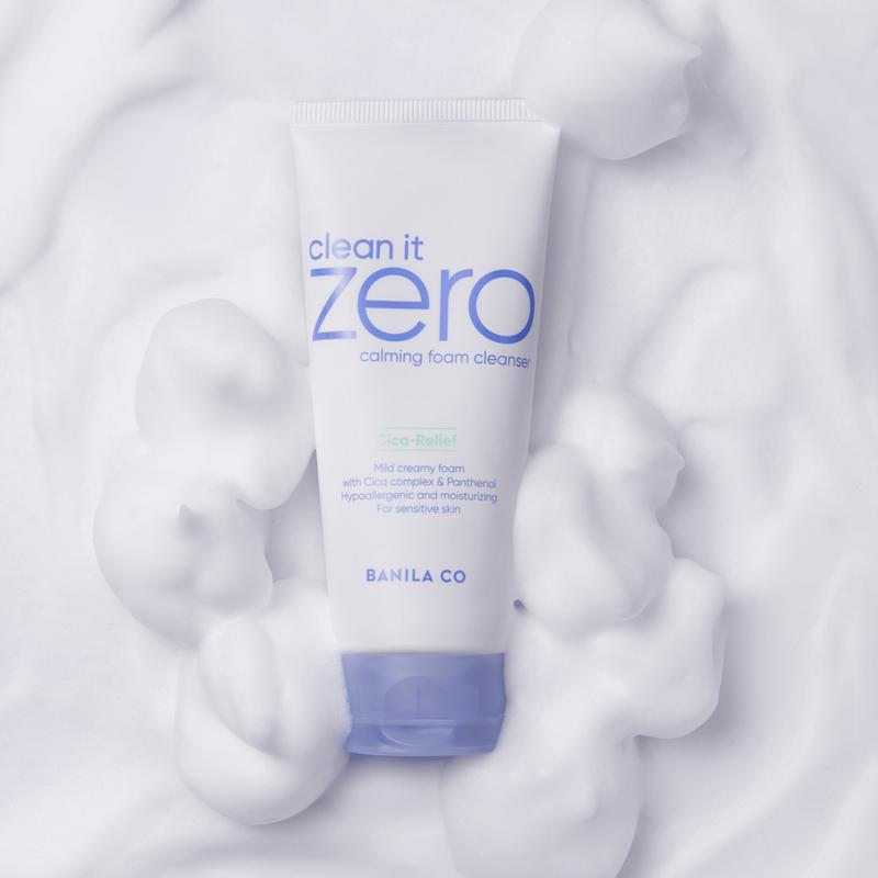 Clean It Zero Calming Foam Cleanser - Soothing & Hydrating for Sensitive Skin