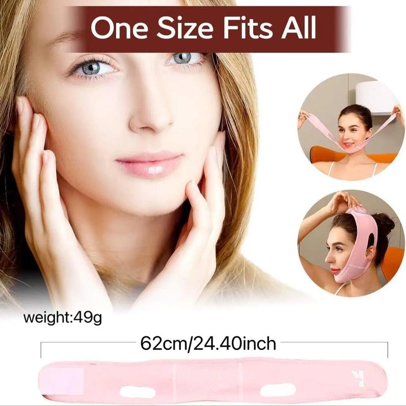 V-Shaped Face Lifting Bandage,  Reusable Chin & Neck Lift Belt, Professional Skincare Tools for Women, Christmas Gift