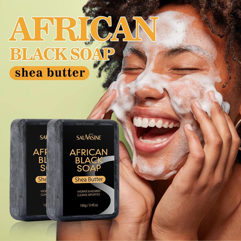 African Black Soap Deeply Cleanses, Removes Pores, Dirt, Oil, Aging Keratin, Controls Oil, Moisturizes and Nourishes The Skin, Does Not Tighten After Washing, Soothes The Skin, Gently Cleanses, Balances Oil, Purifies The Skin