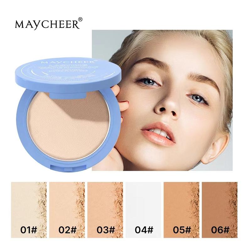 MAYCHEER Setting Powder,Matte Texture,Oil Control,Long-Lasting Setting,Conceals Flaws,Brightens Skin Tone,Waterproof & Sweatproof,No Makeup Removal