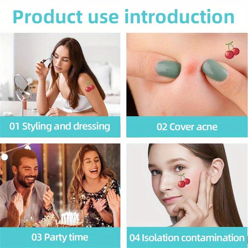 Cute Cartoon Design Acne Care Patch, 60pcs Hydrocolloid Acne Cover Patches, Facial Skin Care Product for Women & Men