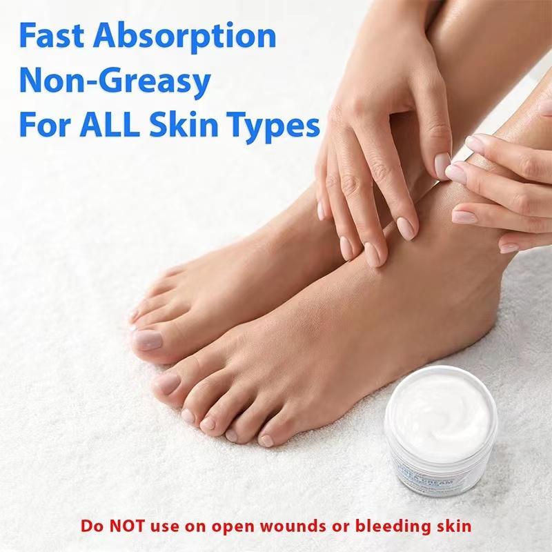 Urea & Salicylic Acid Moisturizing Hand & Foot Cream, Moisturizing Foot Cream, Foot Care Product for Dry Cracked Skin