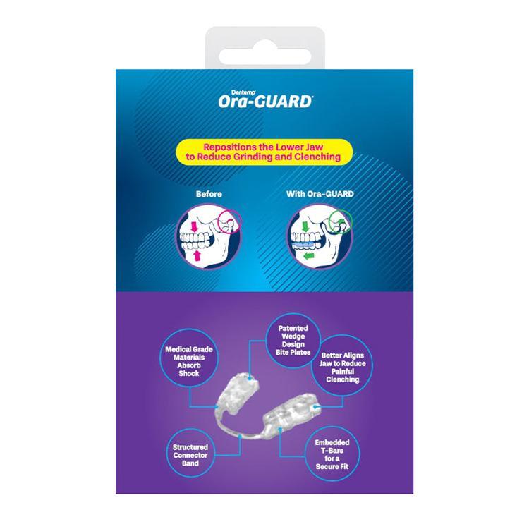 Dentemp Ora-Guard Custom Fit Dental Guard - Bruxism Night Guard for Teeth Grinding - Mouth Guard for Clenching Teeth at Night - Comfortable Mouth Guard for Sleeping - Relieve Soreness in Jaw Muscles, Nighttime Comfort-Fit Dental Guard Dental Guard