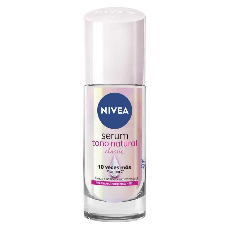 Nivea Natural Tone Serum Deodorant 40ml - Unisex, Natural Tone for Underarms