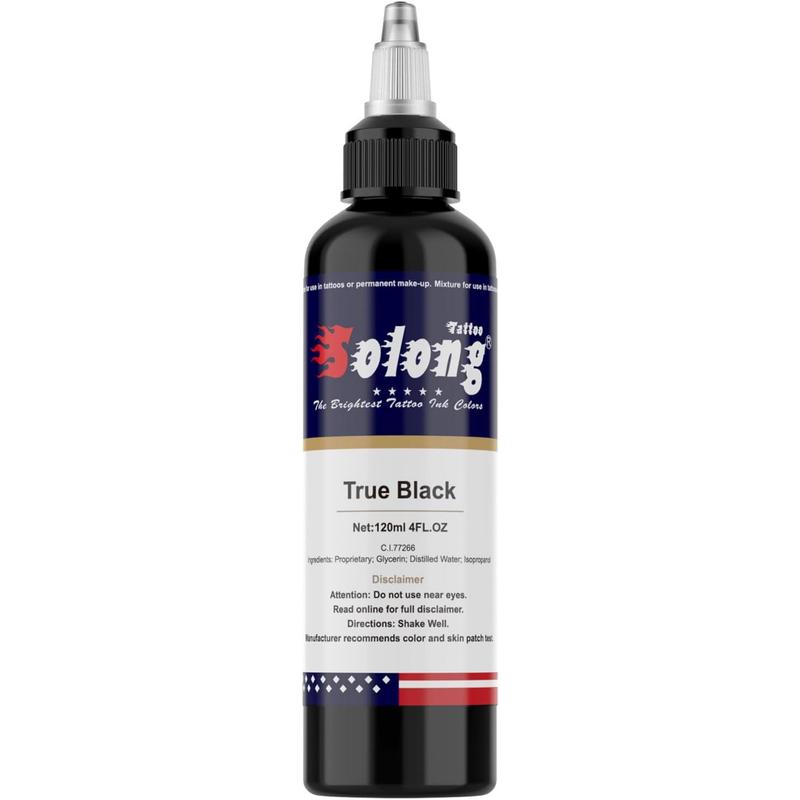 Tattoo Professional Ink Black Tattoo Pigment for Shading and Lining 4oz (120ml) TI302-120-019