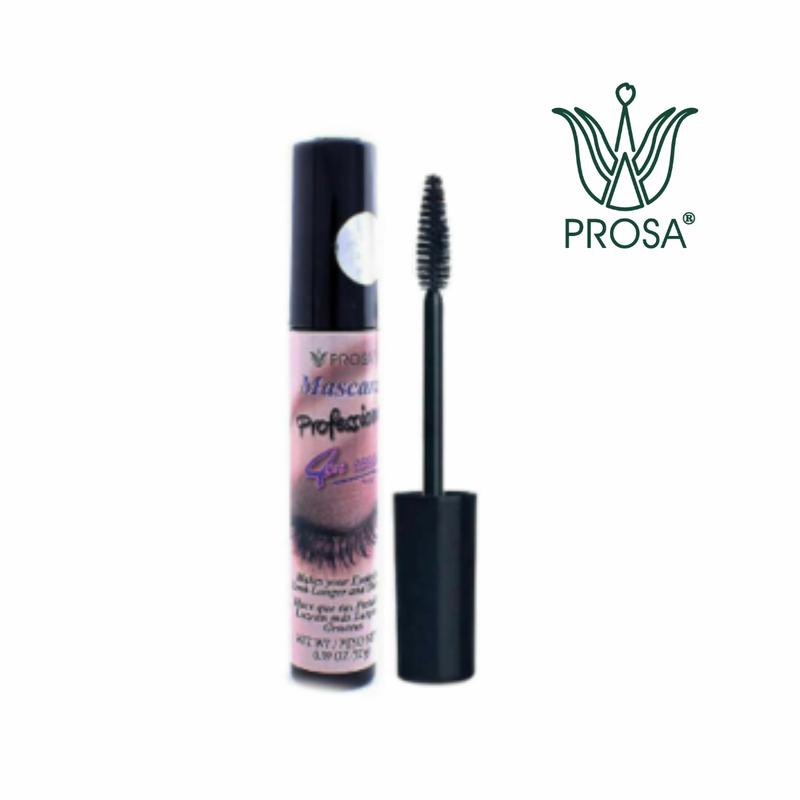 PROSA 4 in 1 Professional Waterproof Mascara, Black