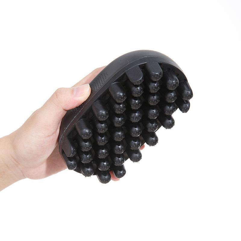 Portable Hair Brush, 1 Count Rubber Hair Comb for Curly Hair, Professional Hair Styling Tools for Daily Use