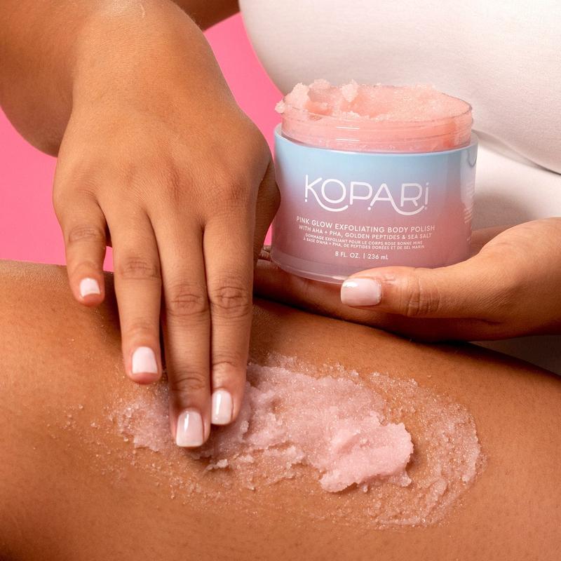 Pink Glow Exfoliating Body Polish by Kopari Beauty