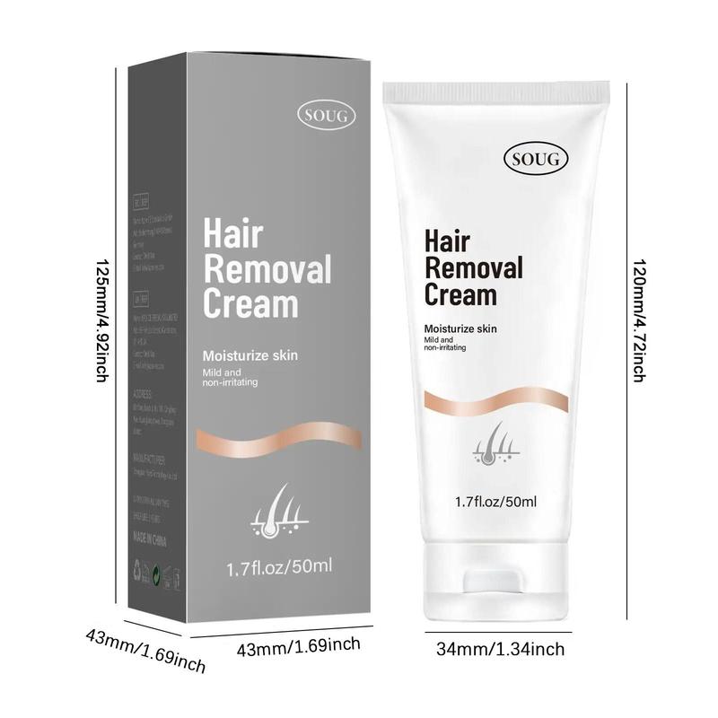 Hair Removal Cream for Women & Men, Intimate, Private At Home Hair Removal Cream, Painless, Flawless, Soothing Depilatory for All Skin Types