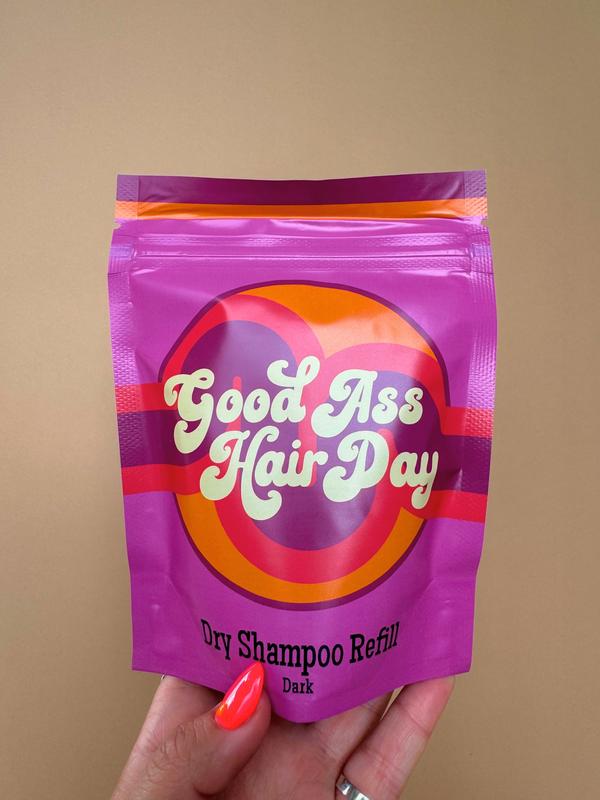 Good Ass Hair Day Dry Shampoo Refill-Dark 4oz.