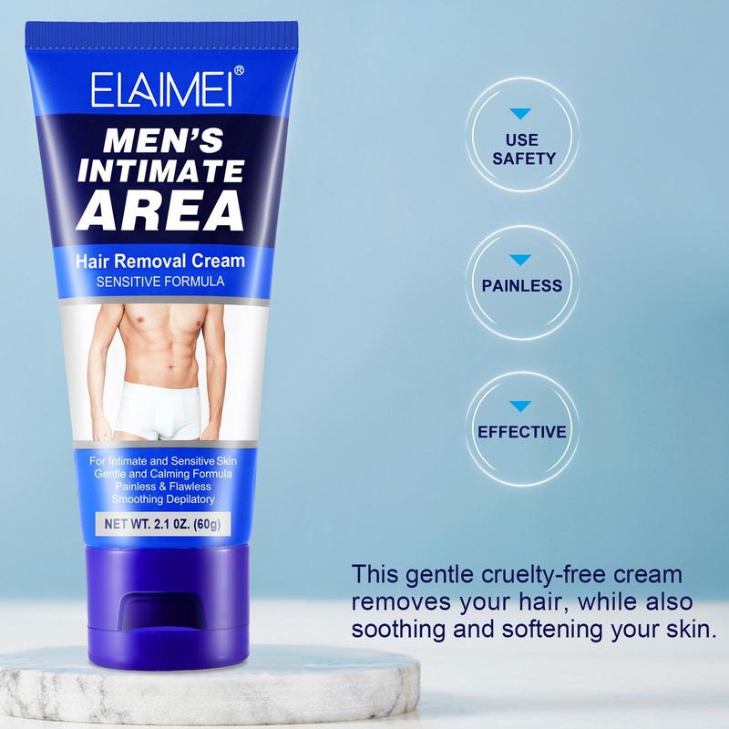 Men's Intimate Area Hair Removal Cream, Gentle Hair Removal Cream For Men, Personal Care Product